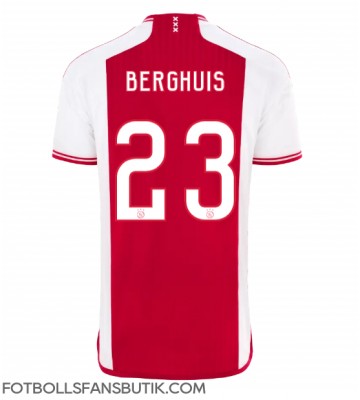 Ajax Steven Berghuis #23 Replika Hemmatröja 2023-24 Kortärmad